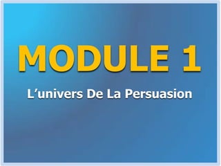 Le TPC est divisé en 3 Modules