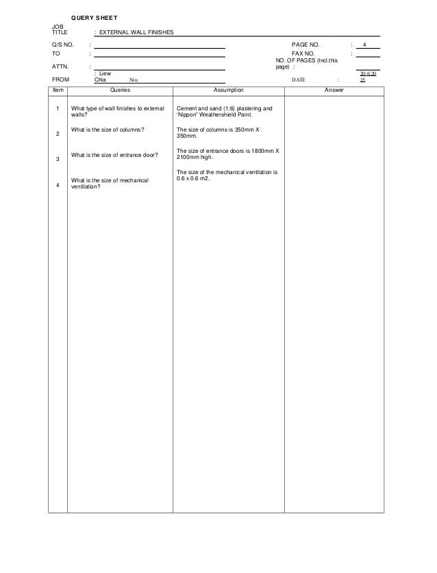8) ext wallfinishes1query