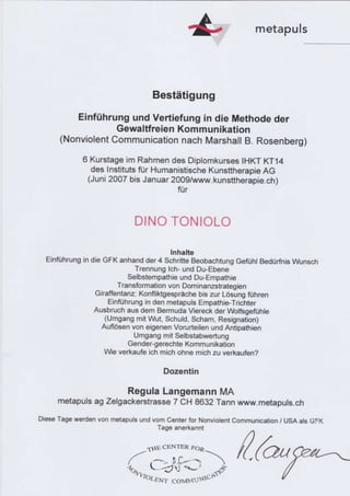 Diplome Maltherapeut