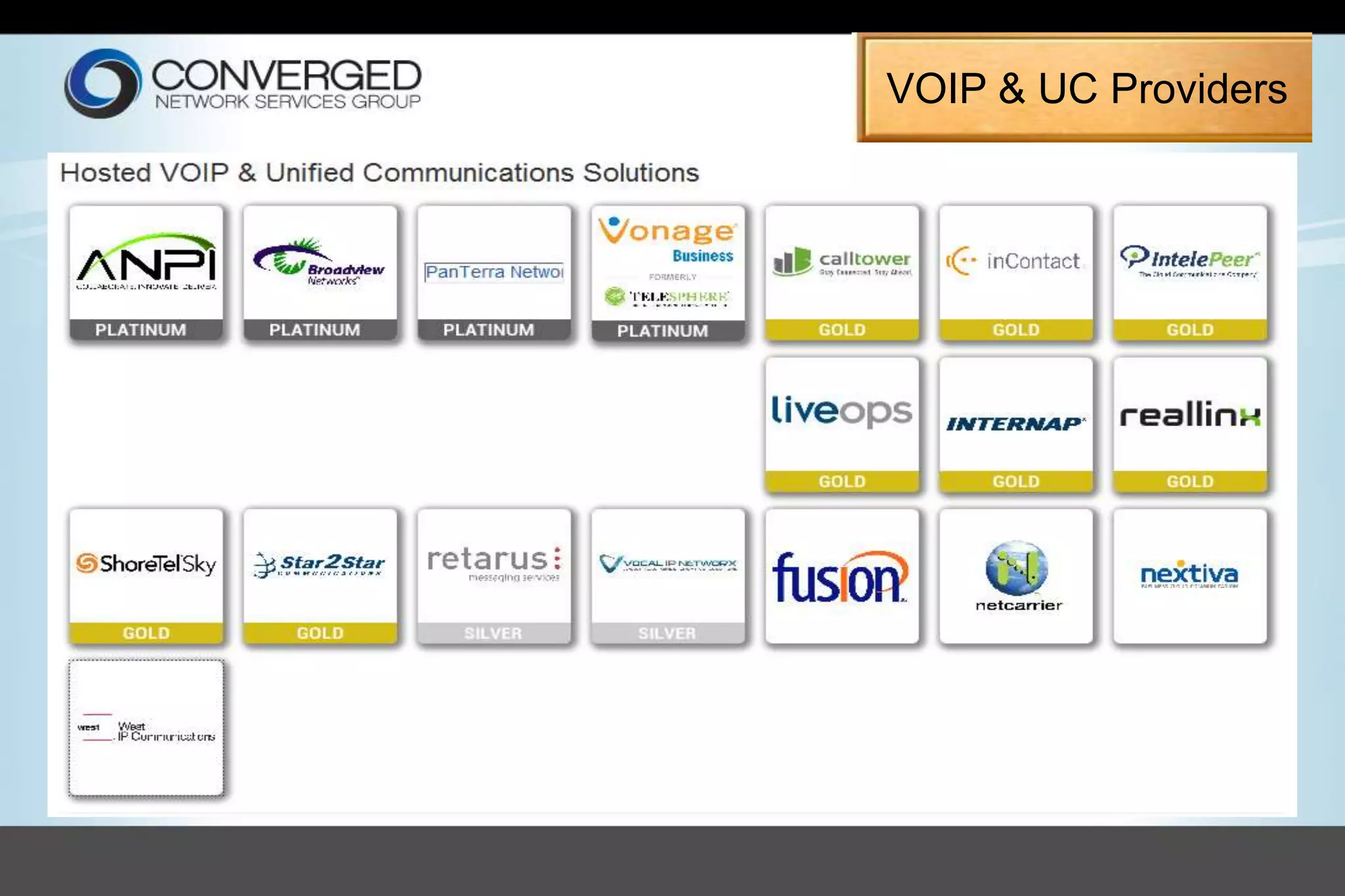 VOIP & UC Providers
 