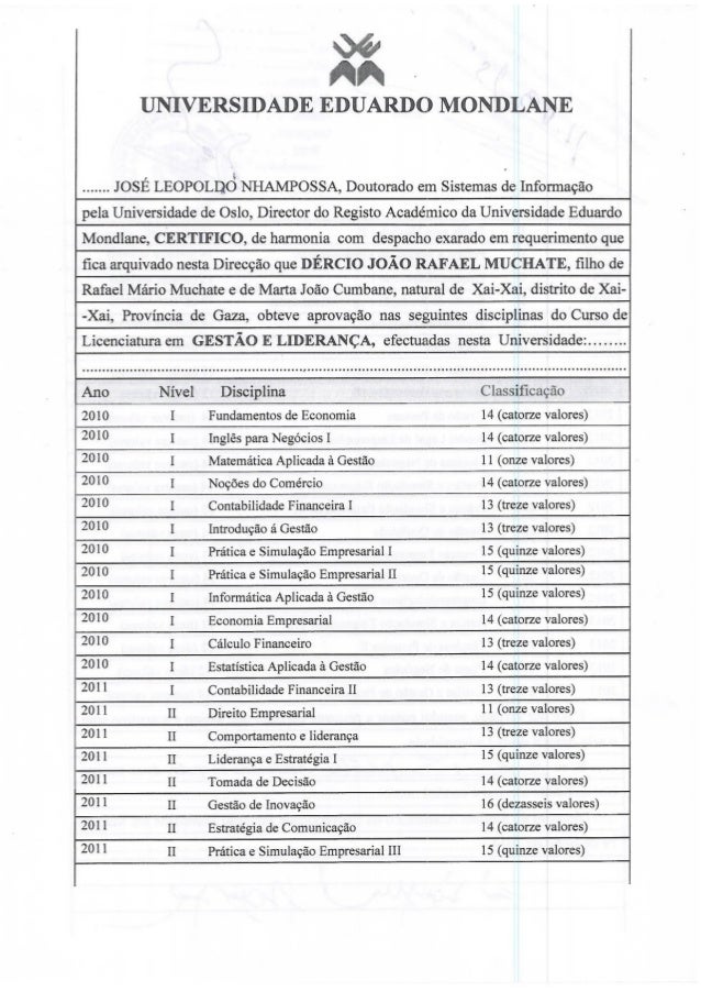Certificado Licenciatura autenticado