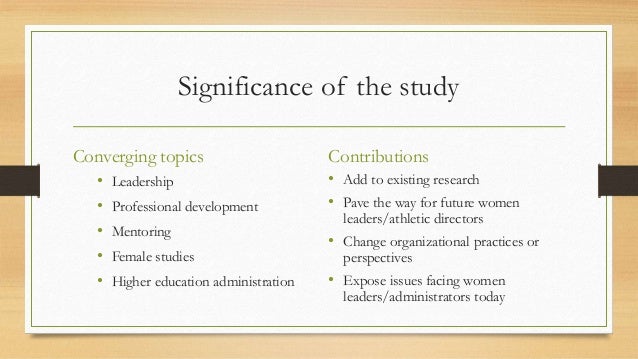 Dissertation women in educational leadership