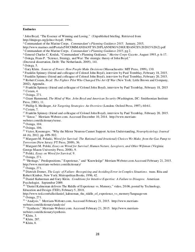 usmc book report format