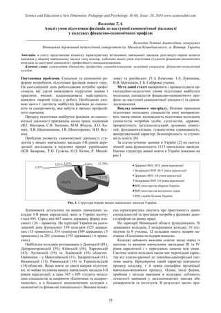 SCIENCE and EDUCATION a NEW DIMENSION PEDAGOGY and PSYCHOLOGY Issue 20