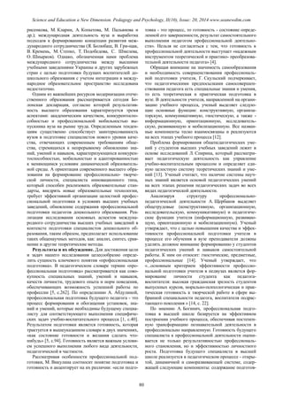 SCIENCE and EDUCATION a NEW DIMENSION PEDAGOGY and PSYCHOLOGY Issue 20