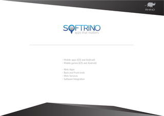 apps that matters
- Mobile apps (iOS and Android)
- Mobile games (iOS and Android)
- Web Apps
- Back and Front ends
- Web Services
- Software Integration
 