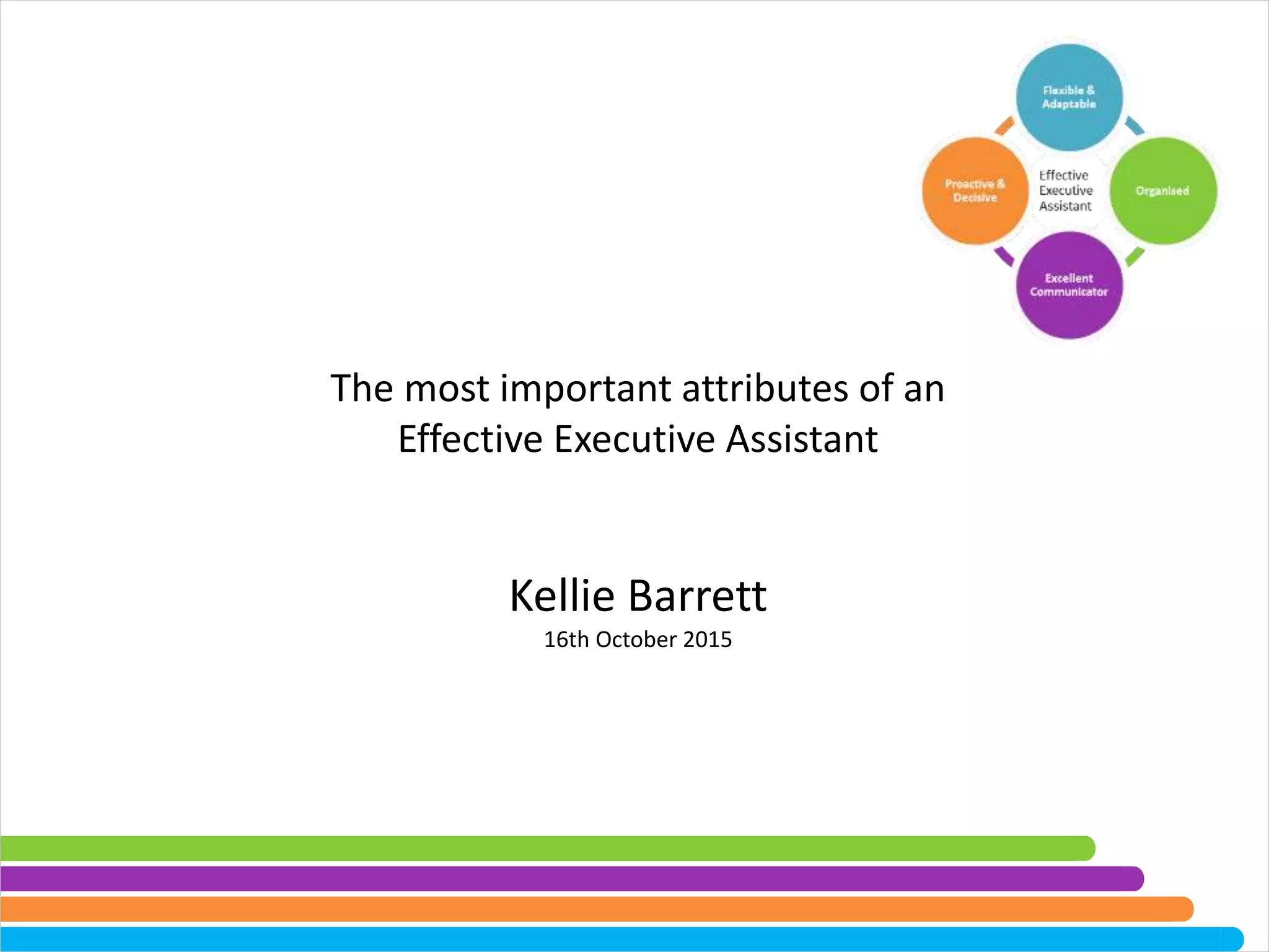 Defining the Executive Personal Assistant - Final | PPTX