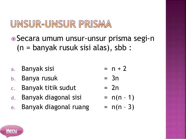 8 F6 Prisma Dan Limas