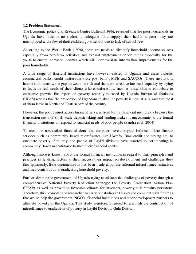 Thesis statement for research paper on poverty dreams