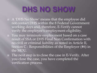 E-VERIFY PRESENTATION BY ABHISHEK NAGPAL | PPT