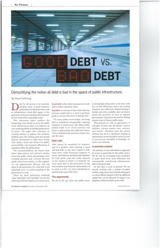 Good Debt VS. Bad Debt - Article by Stuart Galloway