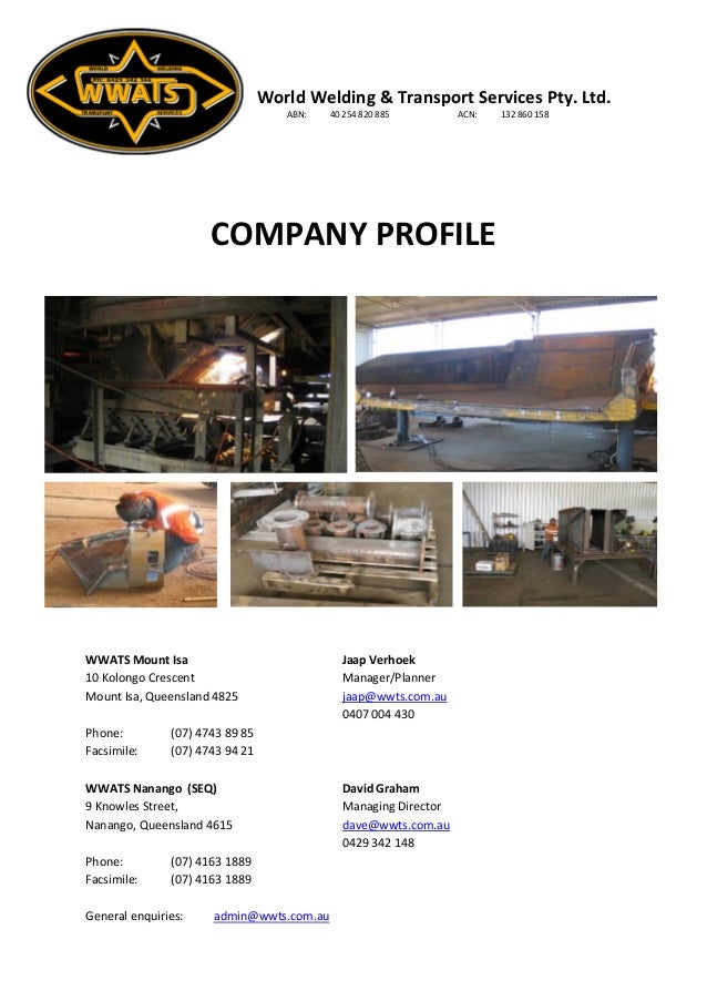 World Welding Company Profile Feb 15