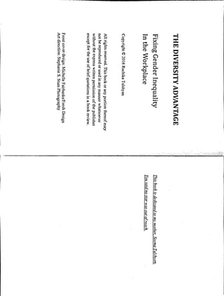 The Diversity Advantage - 2016