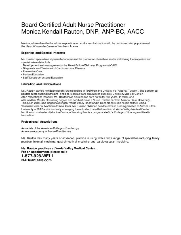 sample professional nursing biography template