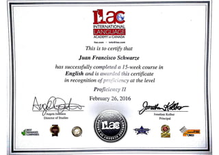 Certificate ILAC