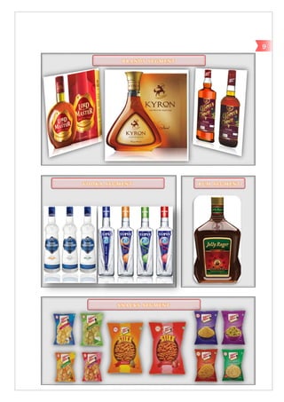 9
B R A N D Y S E G M E N T
V O D K A S E G M E N T
S N A C K S S E G M E N T
R U M S E G M E N T
 