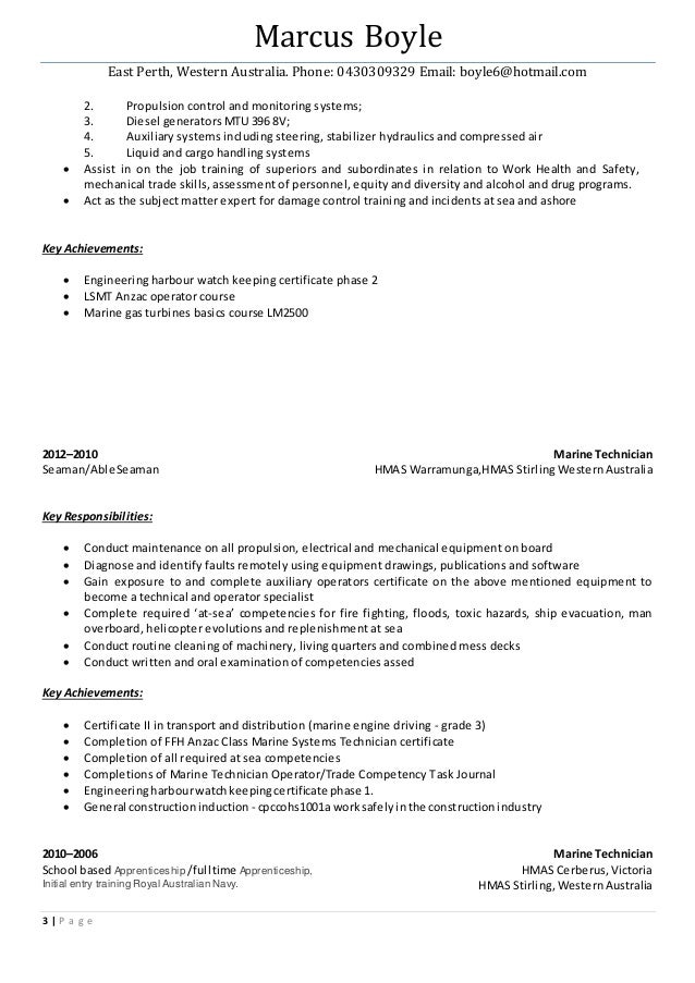 Turbine engine mechanic resume