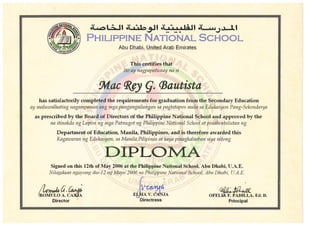 PNS HS Diploma
