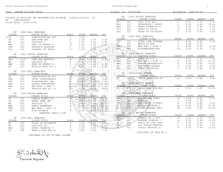 Unc Transcript. Example Transcript | PDF