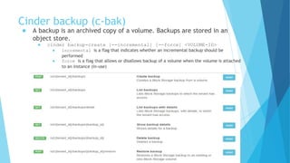 OpenStack Cinder | PPTX