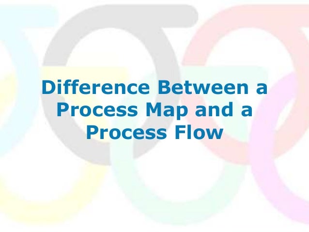 Difference between Process Map and Process Flow
