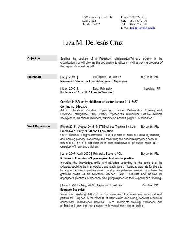 1213 Ejemplo De Resumen De Trabajo - Resumen Contemporaneo Ingles Toda Experiencia De Trabajo 2016 1 638 