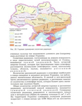Физическая география Украины 8 класс Заставный