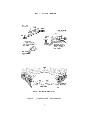 FISH FRIENDLY DESIGNS
18
Figure 3-1. Examples of Fish Friendly Designs
 
