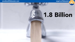 jonathan@foliawater.com angel.co/foliawater
1.8 Billion
 