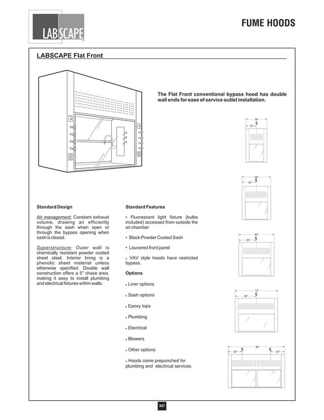 Labscape Fume Hood Catalog PDF