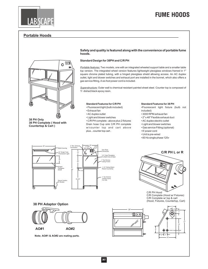Labscape Fume Hood Catalog