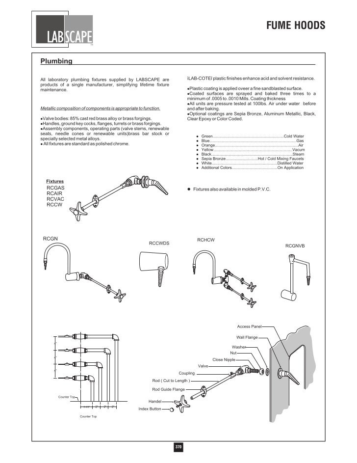 Labscape Fume Hood Catalog
