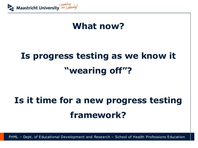 progress testing
