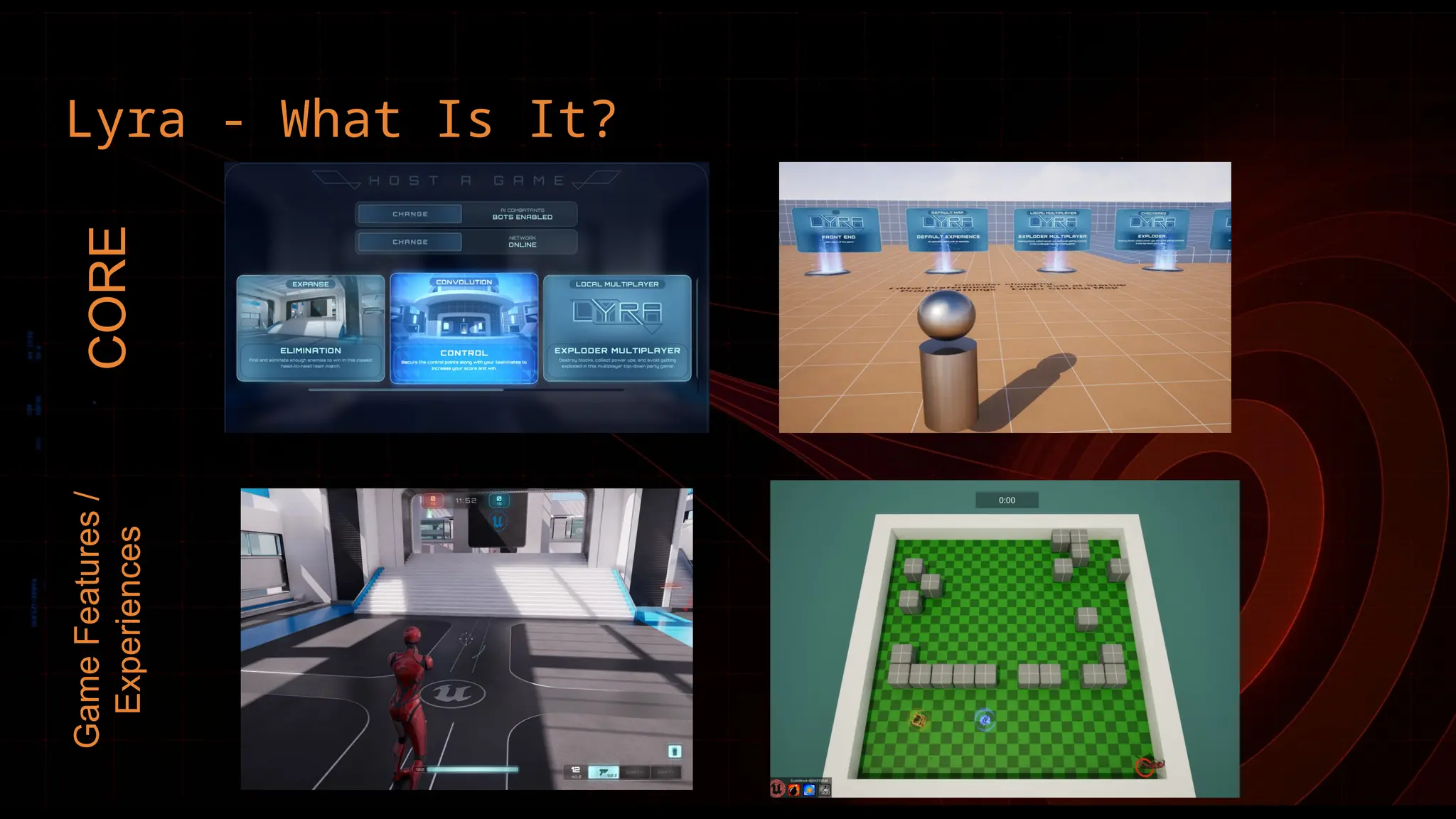 Lyra - What Is It?
CORE
Game
Features
/
Experiences
 