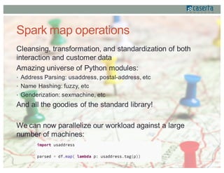 Mastering Your Customer Data on Apache Spark by Elliott Cordo | PDF