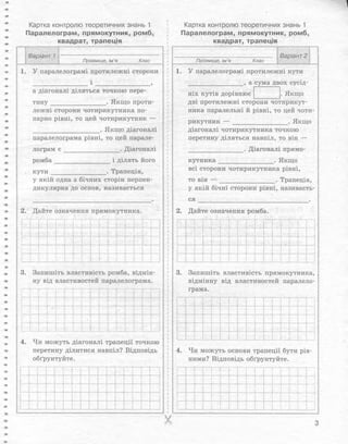 Геометрія 8 клас Комплексний зошит Роганін