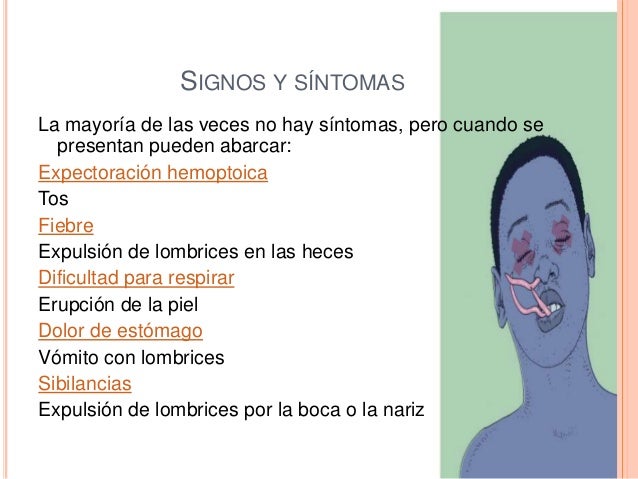 Las setas los parásitos de la persona el informe
