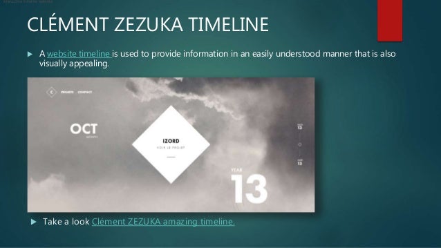 samples timeline