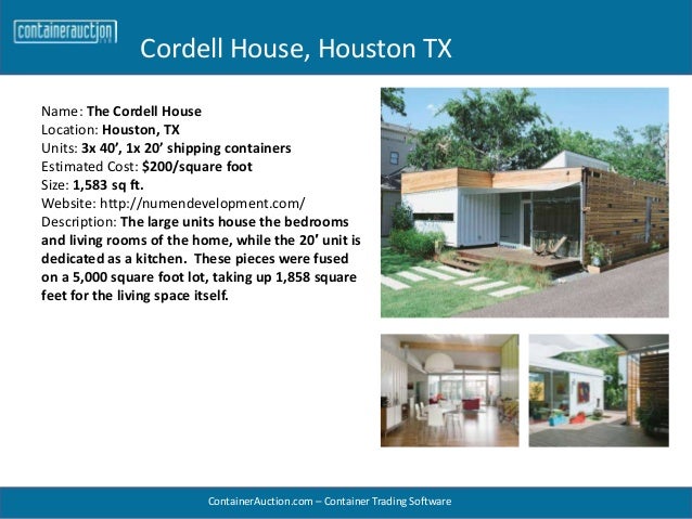 Shipping Container Homes Texas 8 great homes made from shipping containers Shipping Container Homes Texas 8 great homes made from shipping containers