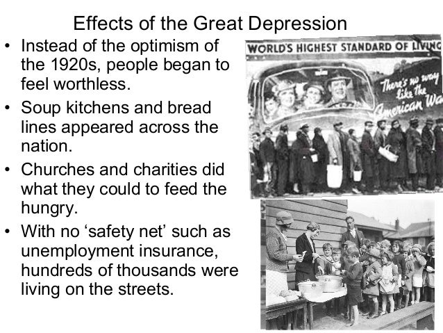 the history of the great depression and its effects The great depression lasted from 1929 to 1939 and was the worst economic depression in the history of the united states economists and historians point to the stock market crash of october 24, 1929, as the start of the downturn but the truth is that many things caused the great depression, not . the history of the great depression and its effects The great depression lasted from 1929 to 1939 and was the worst economic depression in the history of the united states economists and historians point to the stock market crash of october 24, 1929, as the start of the downturn but the truth is that many things caused the great depression, not .