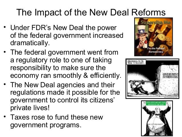 Impact Of The New Deal And Programs