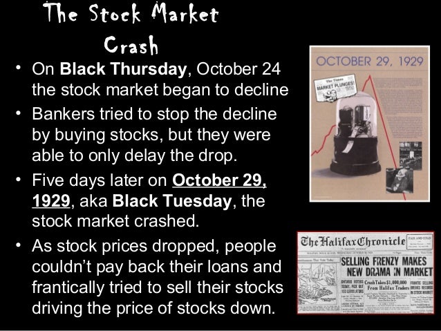 effects of decline in stock market