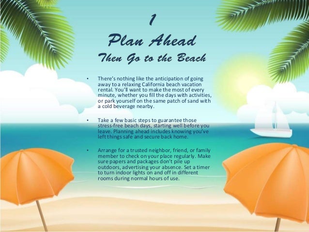 8 great tips for a stress free beach vacation