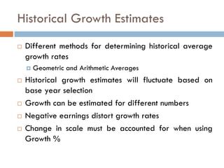 SAPM Growth Rates MBA Notes and Material | PDF