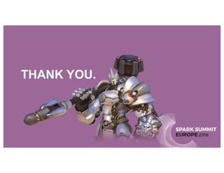SPARK SUMMIT
EUROPE2016
THANK YOU.
 