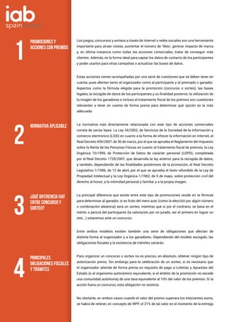 Los juegos, concursos y sorteos a través de Internet o redes sociales son una herramienta
importante para atraer visitas, ...