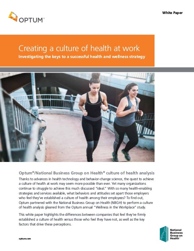 Creating A Culture Of Heath At Work