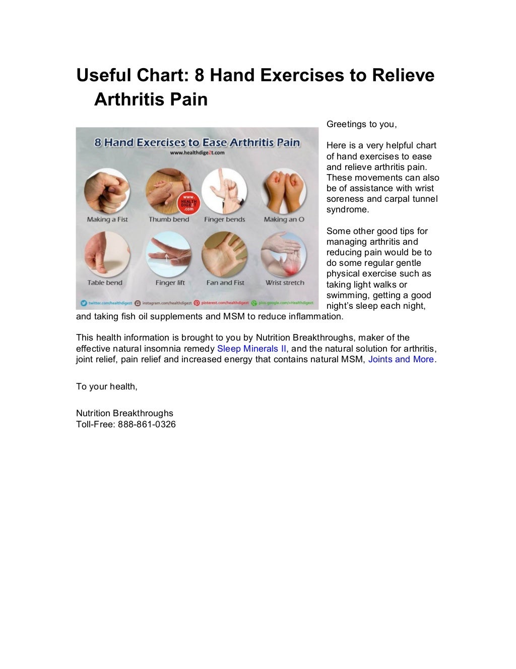 8 Great Hand Exercises to Relieve Arthritis Pain
