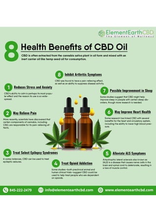 8 Health Benefits of CBD Oil