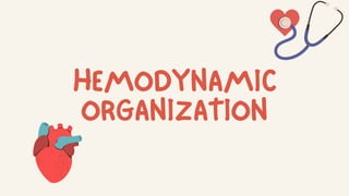 HEMODYNAMIC
ORGANIZATION
 
